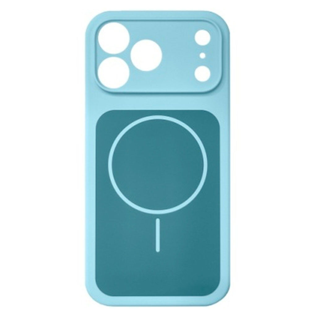 Чохол (накладка) Apple iPhone 17 Pro Max / iPhone 18 Pro Max, Air Beats Two Colors, MagSafe, Синій - № 1 Чохол (накладка) Apple iPhone 17 Pro Max / iPhone 18 Pro Max, Air Beats Two Colors, MagSafe, Синій - № 1