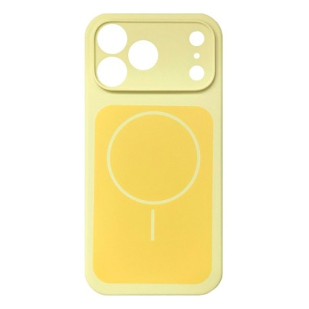 Чохол (накладка) Apple iPhone 17 Pro Max / iPhone 18 Pro Max, Air Beats Two Colors, MagSafe, Жовтий - № 1 Чохол (накладка) Apple iPhone 17 Pro Max / iPhone 18 Pro Max, Air Beats Two Colors, MagSafe, Жовтий - № 1