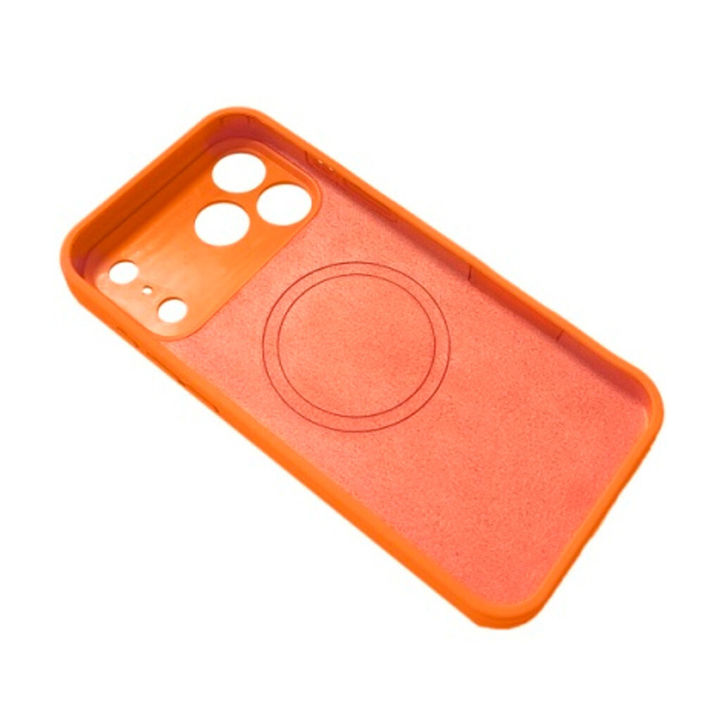 Чохол (накладка) Apple iPhone 17 Pro Max / iPhone 18 Pro Max, Air Beats Two Colors, MagSafe, Помаранчевий - № 2 Чохол (накладка) Apple iPhone 17 Pro Max / iPhone 18 Pro Max, Air Beats Two Colors, MagSafe, Помаранчевий - № 2