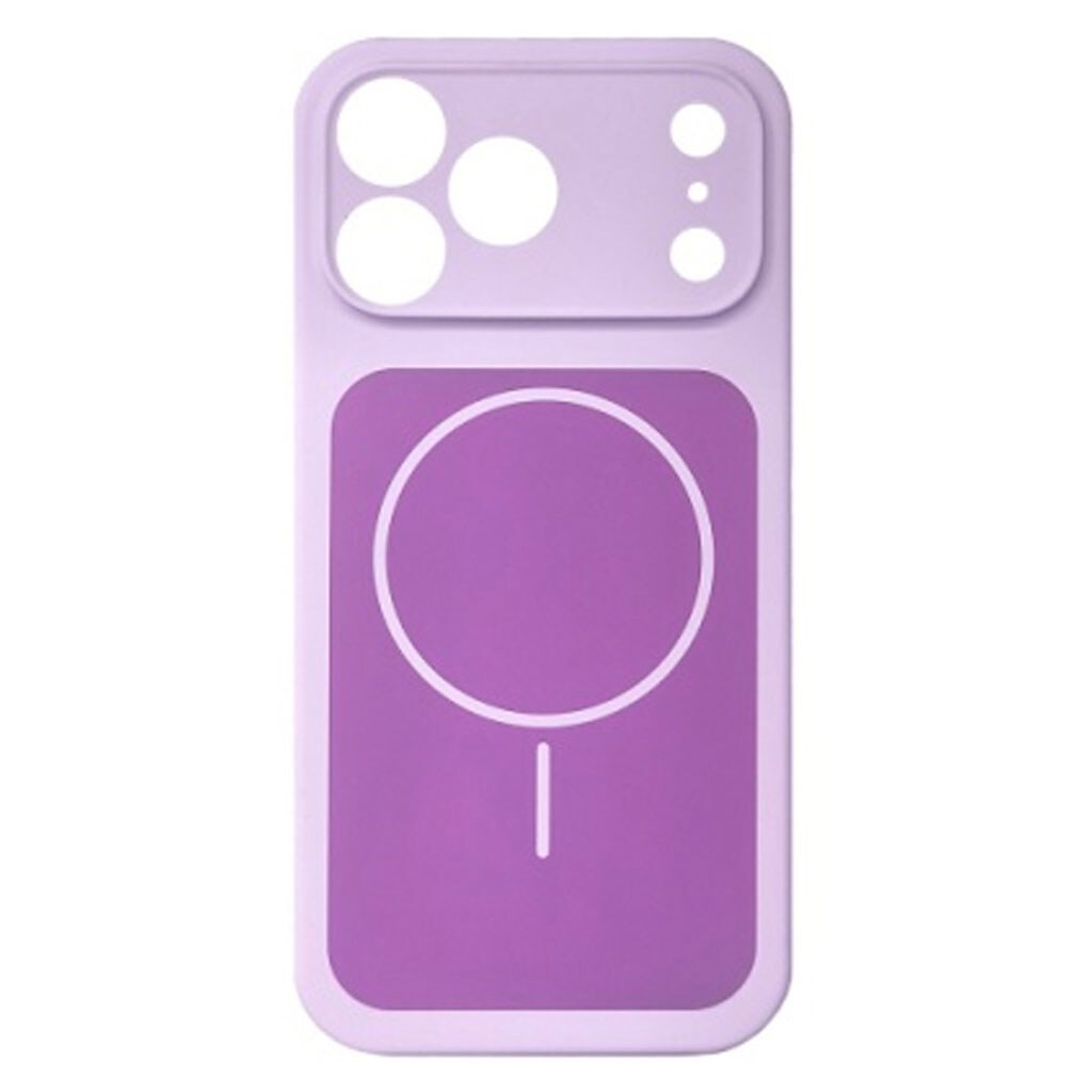 Чехол (накладка) Apple iPhone 17 Pro / iPhone 18 Pro, Air Beats Two Colors, MagSafe, Лиловый - № 1 Чехол (накладка) Apple iPhone 17 Pro / iPhone 18 Pro, Air Beats Two Colors, MagSafe, Лиловый - № 1