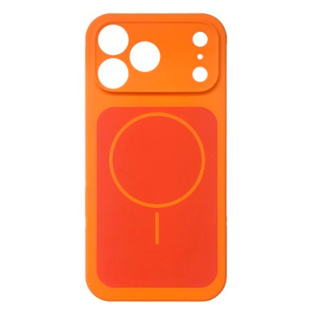 Чехол (накладка) Apple iPhone 17 Pro / iPhone 18 Pro, Air Beats Two Colors, MagSafe, Оранжевый - № 1 Чехол (накладка) Apple iPhone 17 Pro / iPhone 18 Pro, Air Beats Two Colors, MagSafe, Оранжевый - № 1