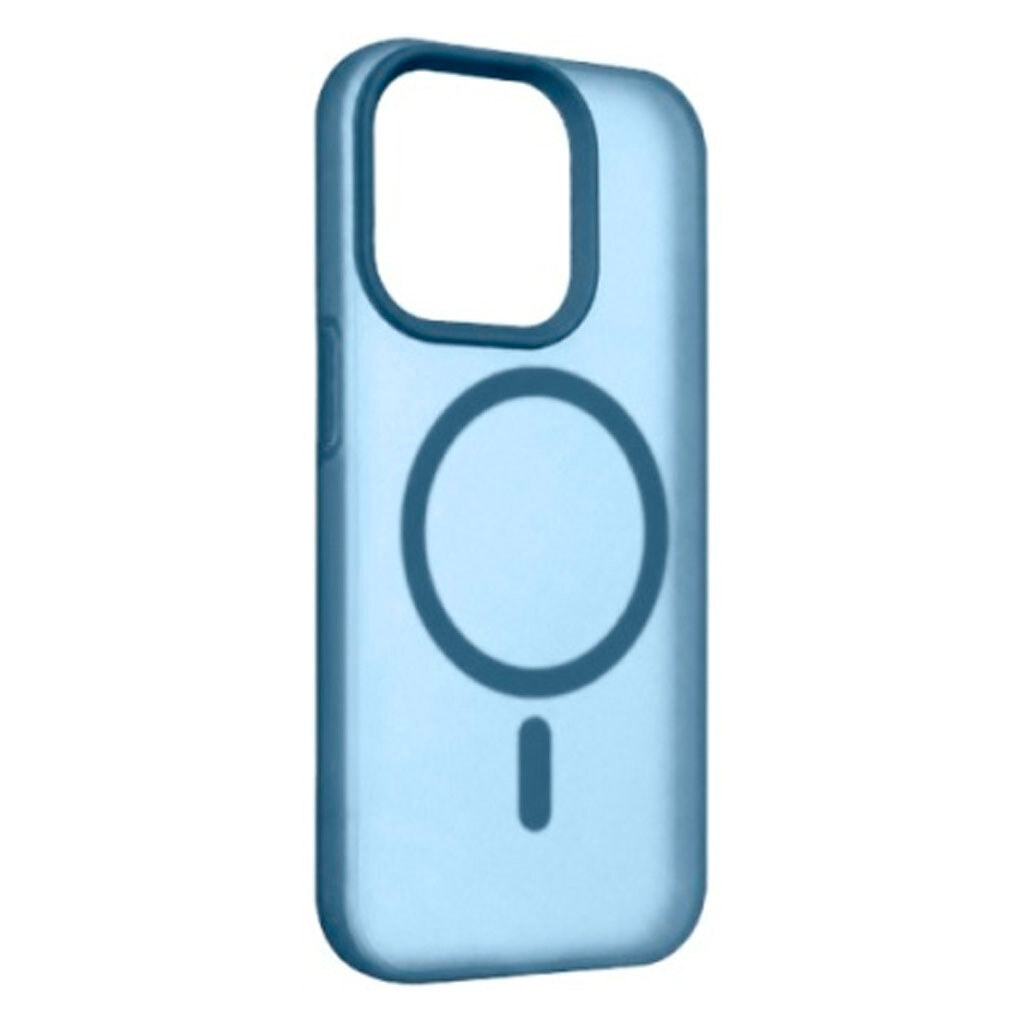 Чехол (накладка) Apple iPhone 15 Pro, SoftMatte, MagSafe, Dark Blue, Синий - № 2 Чехол (накладка) Apple iPhone 15 Pro, SoftMatte, MagSafe, Dark Blue, Синий - № 2