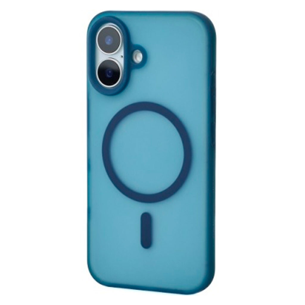 Чехол (накладка) Apple iPhone 17, SoftMatte, MagSafe, Dark Blue, Синий - № 2 Чехол (накладка) Apple iPhone 17, SoftMatte, MagSafe, Dark Blue, Синий - № 2