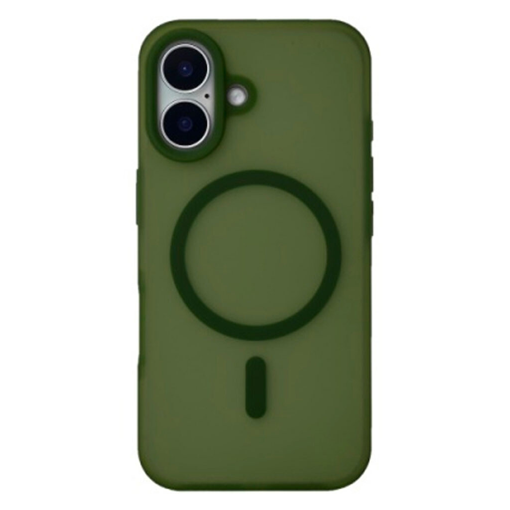 Чехол (накладка) Apple iPhone 17, SoftMatte, MagSafe, Saga Green, Зеленый - № 1 Чехол (накладка) Apple iPhone 17, SoftMatte, MagSafe, Saga Green, Зеленый - № 1