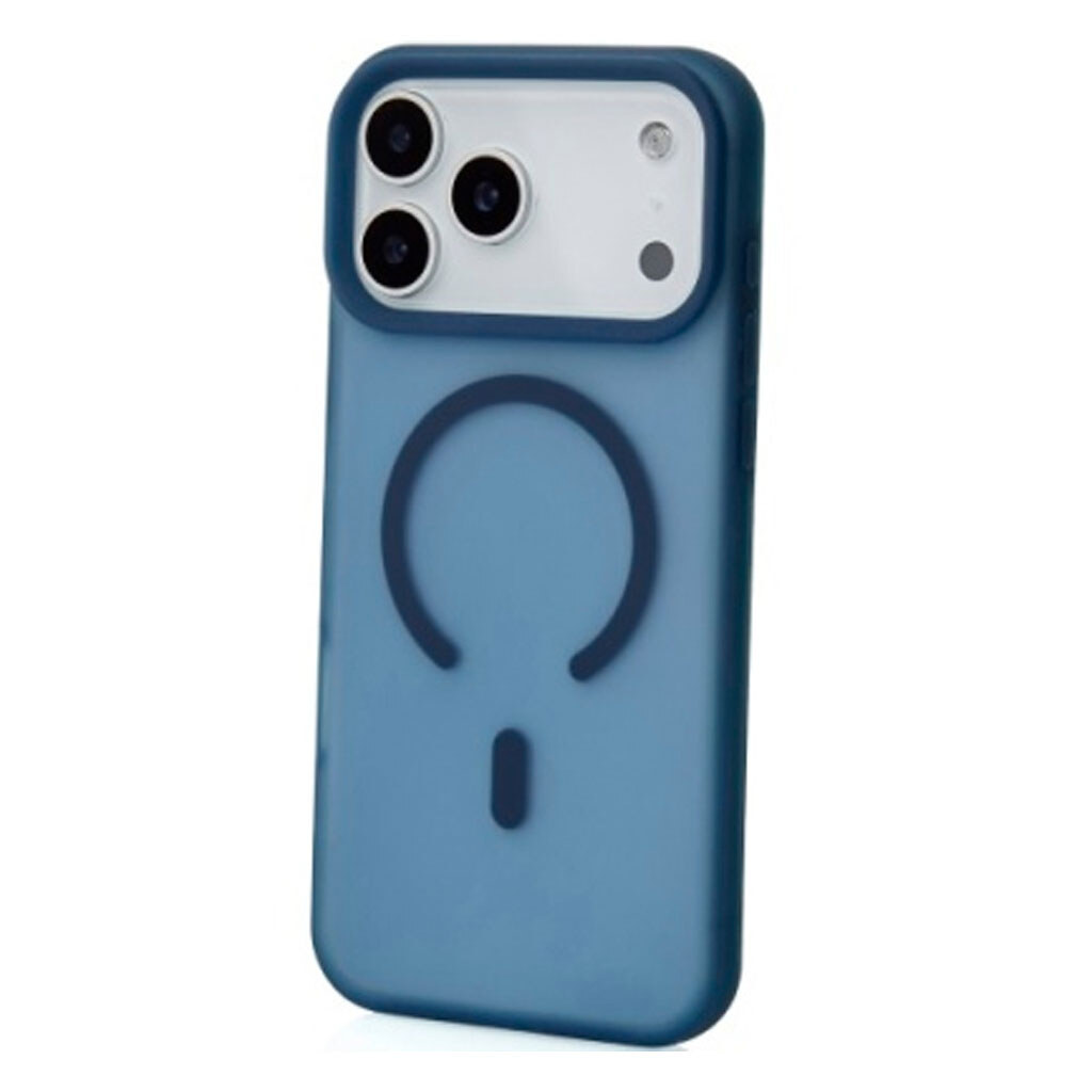 Чехол (накладка) Apple iPhone 17 Pro, SoftMatte, MagSafe, Dark Blue, Синий - № 2 Чехол (накладка) Apple iPhone 17 Pro, SoftMatte, MagSafe, Dark Blue, Синий - № 2