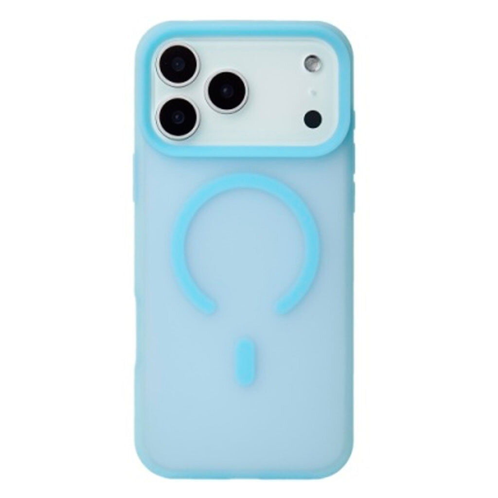 Чехол (накладка) Apple iPhone 17 Pro, SoftMatte, MagSafe, Light Blue, Голубой - № 1 Чехол (накладка) Apple iPhone 17 Pro, SoftMatte, MagSafe, Light Blue, Голубой - № 1