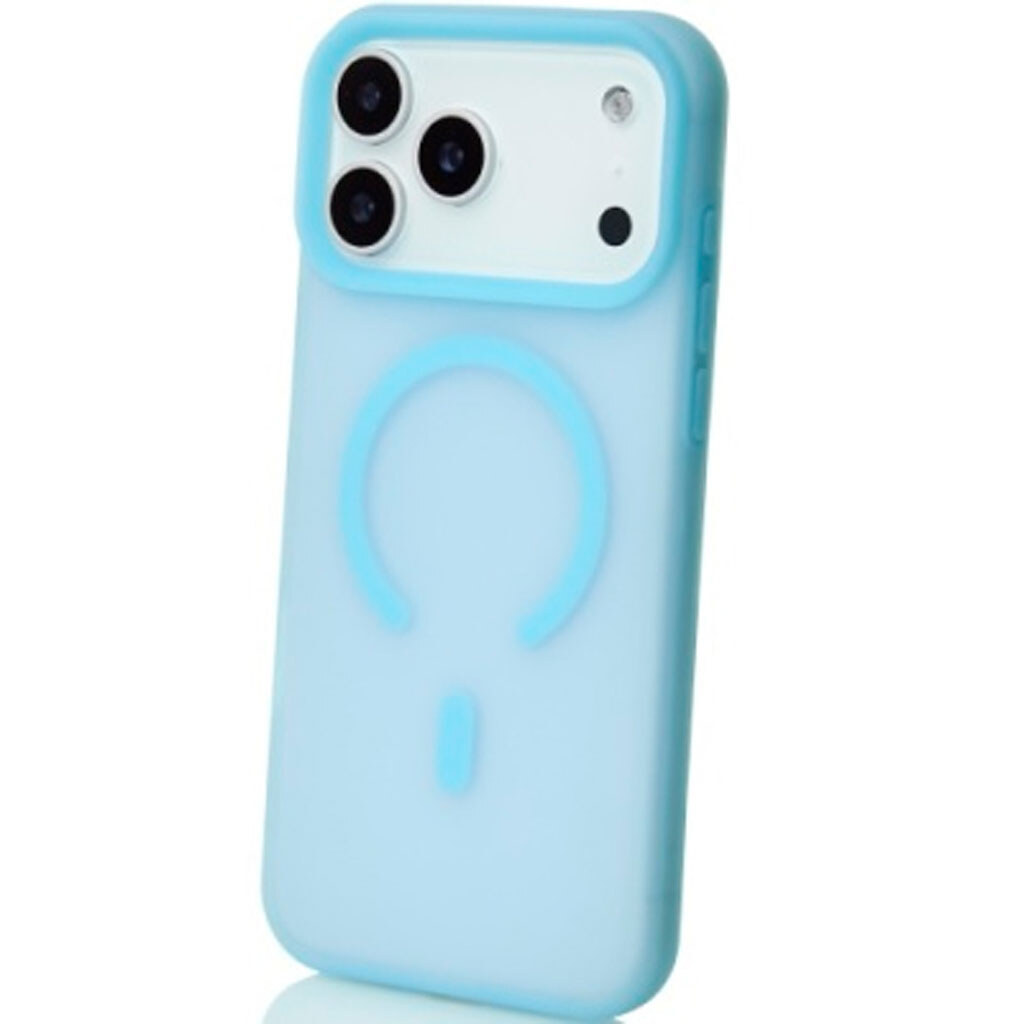 Чехол (накладка) Apple iPhone 17 Pro, SoftMatte, MagSafe, Light Blue, Голубой - № 2 Чехол (накладка) Apple iPhone 17 Pro, SoftMatte, MagSafe, Light Blue, Голубой - № 2