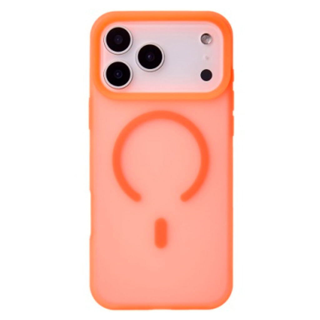 Чехол (накладка) Apple iPhone 17 Pro, SoftMatte, MagSafe, Оранжевый - № 1 Чехол (накладка) Apple iPhone 17 Pro, SoftMatte, MagSafe, Оранжевый - № 1