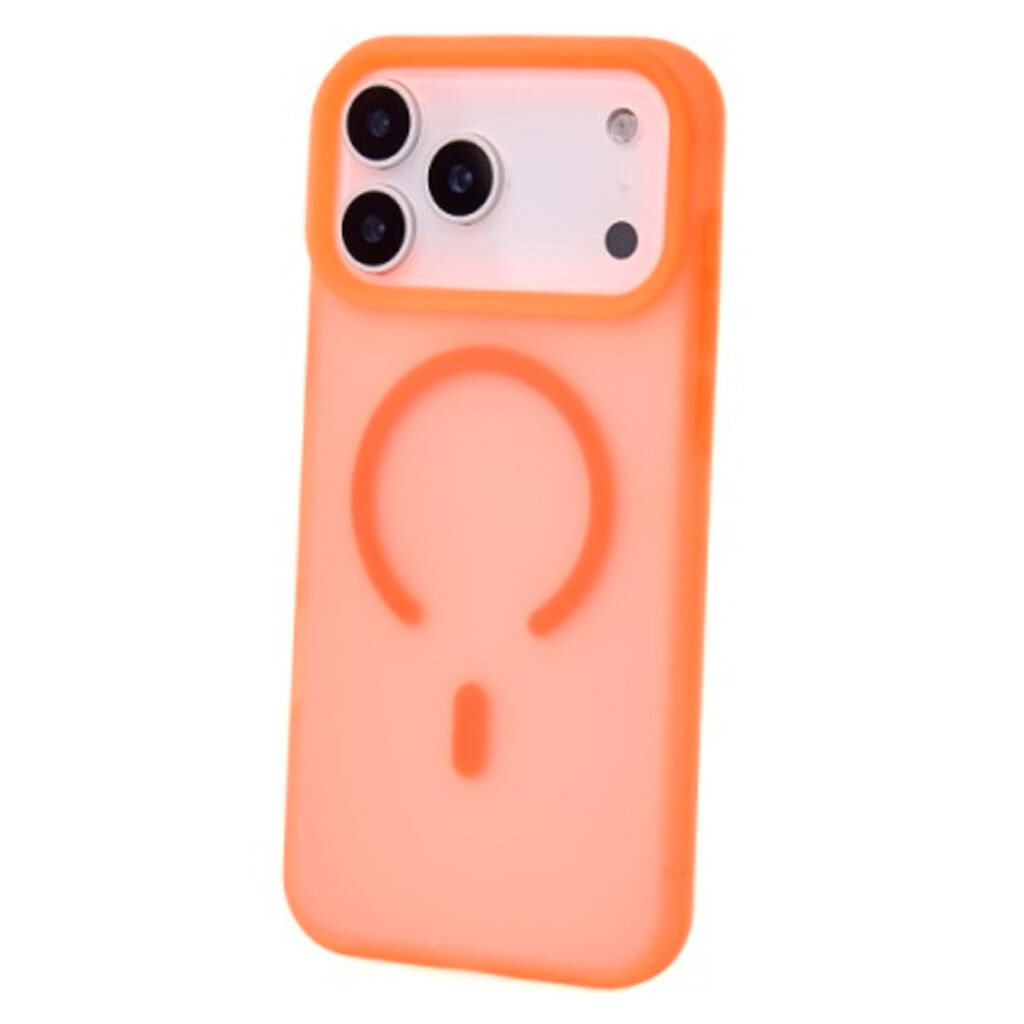 Чехол (накладка) Apple iPhone 17 Pro, SoftMatte, MagSafe, Оранжевый - № 2 Чехол (накладка) Apple iPhone 17 Pro, SoftMatte, MagSafe, Оранжевый - № 2