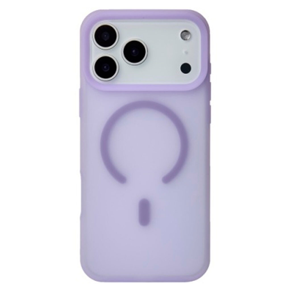 Чехол (накладка) Apple iPhone 17 Pro, SoftMatte, MagSafe, Pale Purple, Фиолетовый - № 1 Чехол (накладка) Apple iPhone 17 Pro, SoftMatte, MagSafe, Pale Purple, Фиолетовый - № 1