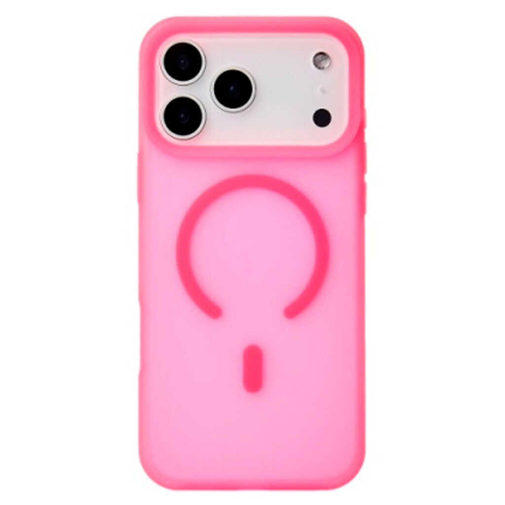 Чехол (накладка) Apple iPhone 17 Pro, SoftMatte, MagSafe, Rose Red, Розовый - № 1 Чехол (накладка) Apple iPhone 17 Pro, SoftMatte, MagSafe, Rose Red, Розовый - № 1