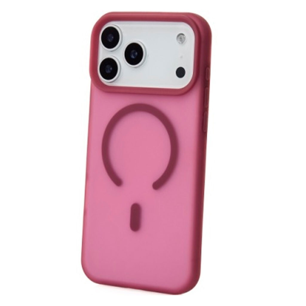 Чохол (накладка) Apple iPhone 17 Pro Max, SoftMatte, Cherry Red, MagSafe, Червоний - № 2 Чохол (накладка) Apple iPhone 17 Pro Max, SoftMatte, Cherry Red, MagSafe, Червоний - № 2