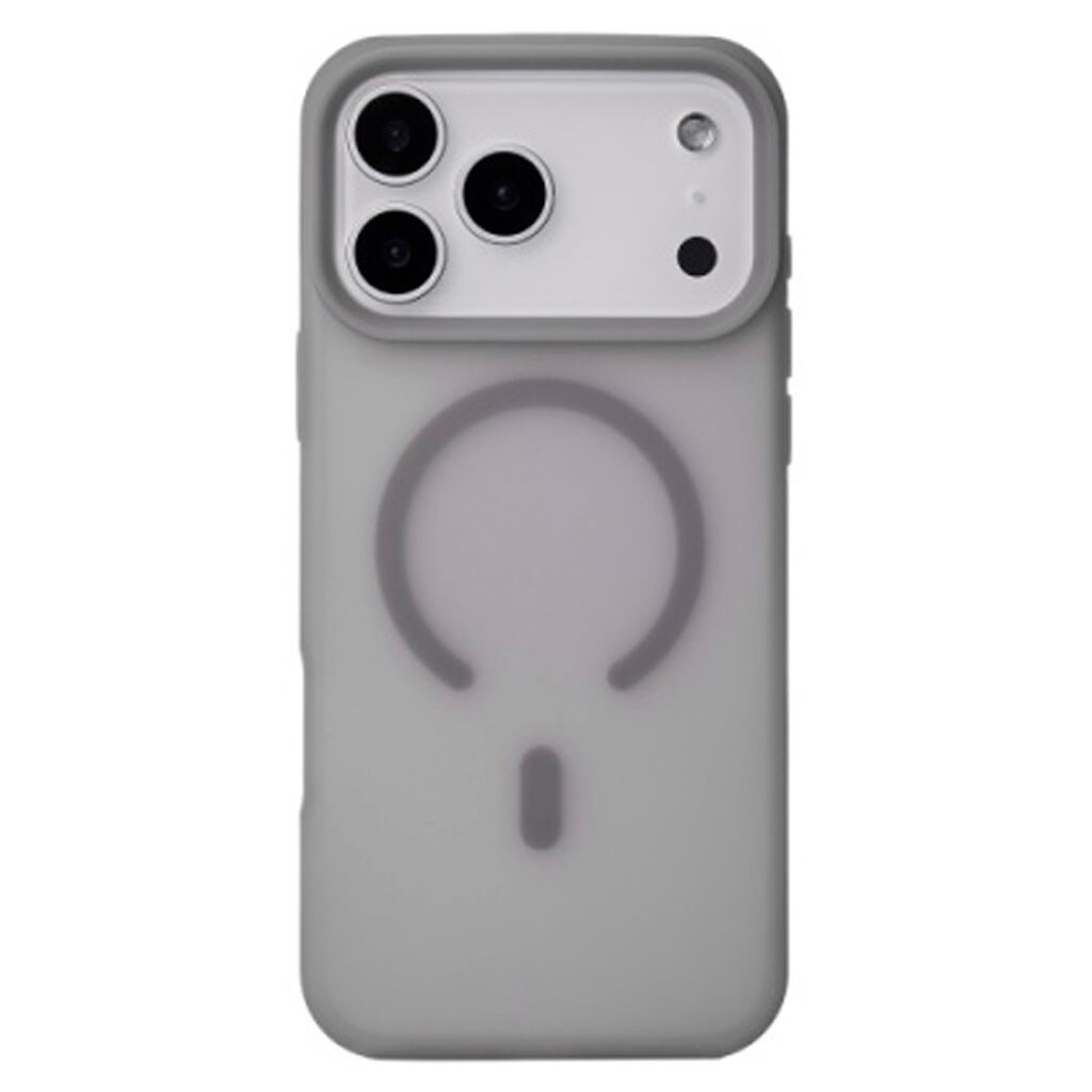 Чохол (накладка) Apple iPhone 18 Pro, SoftMatte, MagSafe, Сірий - № 1 Чохол (накладка) Apple iPhone 18 Pro, SoftMatte, MagSafe, Сірий - № 1
