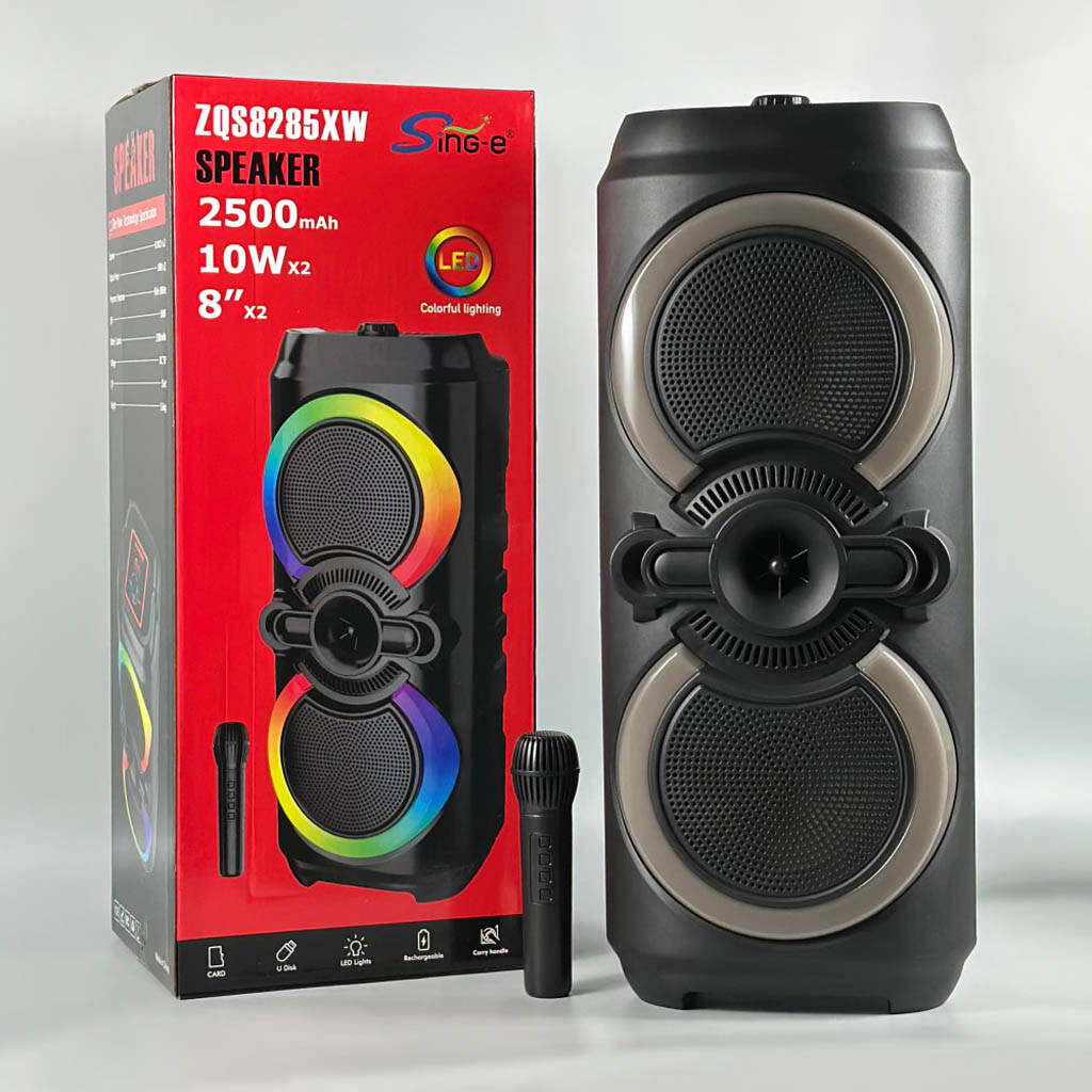 Портативная колонка Sing-e ZQS8285XW, Черный - № 9 Портативная колонка Sing-e ZQS8285XW, Черный - № 9