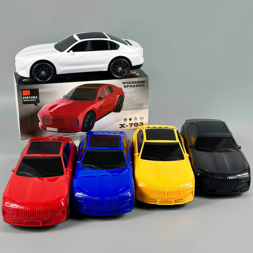 Портативная колонка X-703 Car, Синий - № 6 Портативная колонка X-703 Car, Синий - № 6