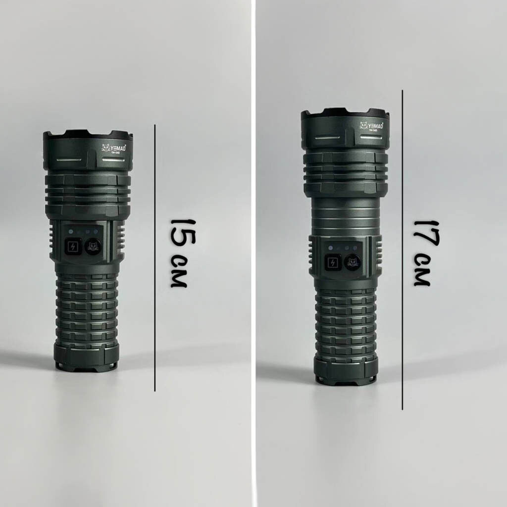 Ліхтарик Yemao YM-G405, Чорний - № 2 Ліхтарик Yemao YM-G405, Чорний - № 2