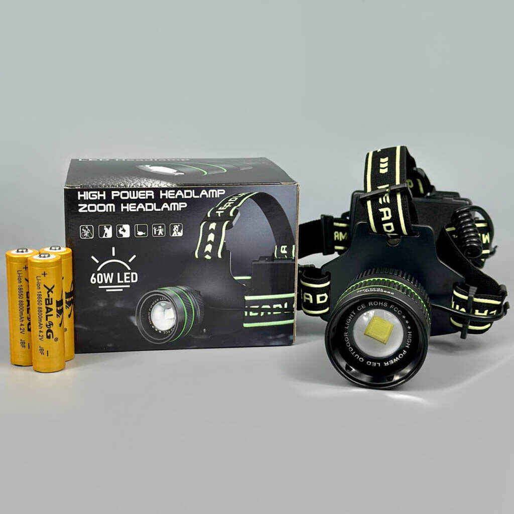 Налобный фонарь TD-X1-P360, Черный - № 7 Налобный фонарь TD-X1-P360, Черный - № 7
