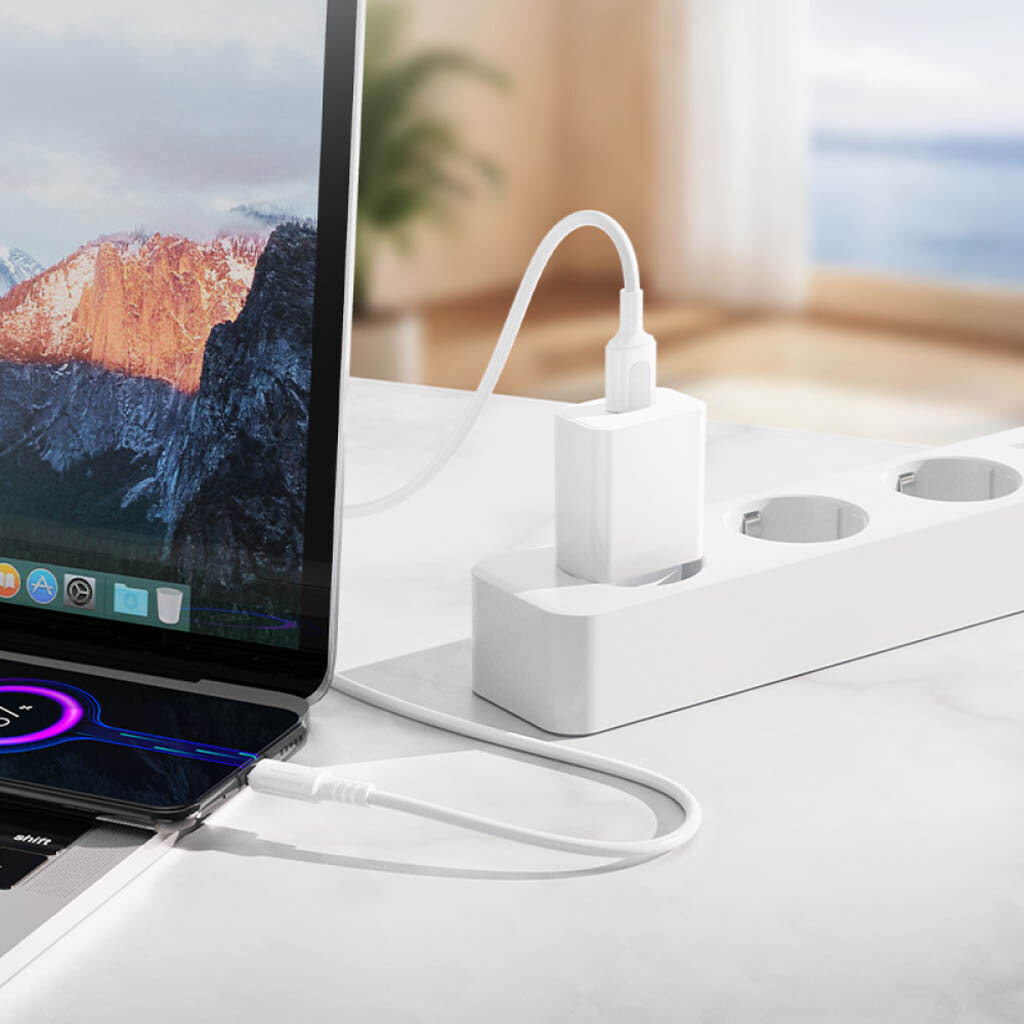 СЗУ Borofone BA111A Star, MicroUSB, З кабелем, Білий - № 7 СЗУ Borofone BA111A Star, MicroUSB, З кабелем, Білий - № 7