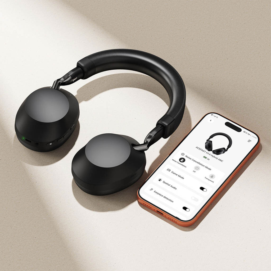 Bluetooth-гарнитура AceFast H14, Стерео, Черный - № 5 Bluetooth-гарнитура AceFast H14, Стерео, Черный - № 5