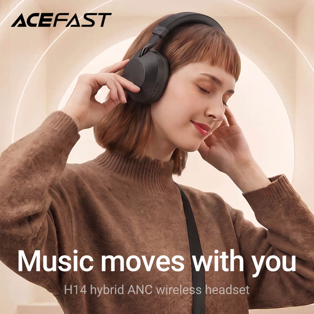 Bluetooth-гарнитура AceFast H14, Стерео, Черный - № 7 Bluetooth-гарнитура AceFast H14, Стерео, Черный - № 7
