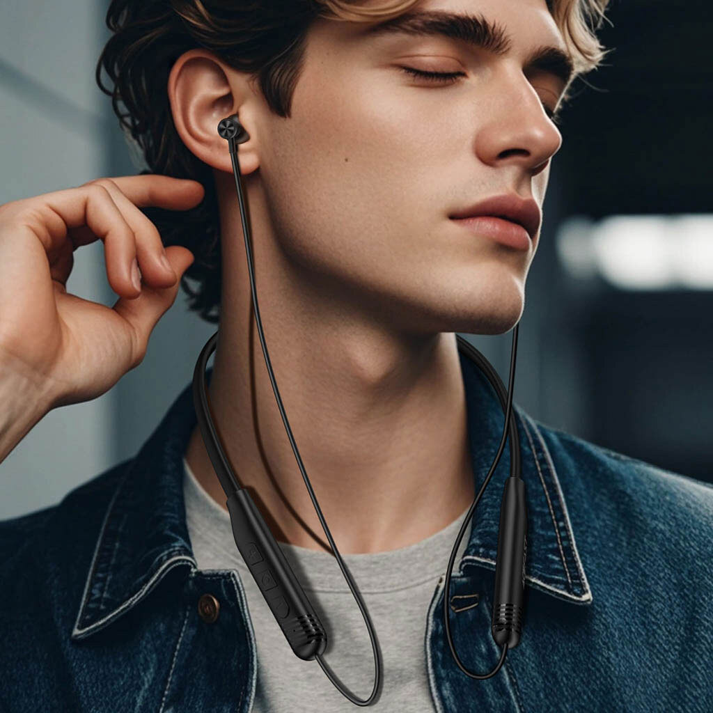 Bluetooth-гарнитура AceFast N9 Sport, Стерео, Черный - № 5 Bluetooth-гарнитура AceFast N9 Sport, Стерео, Черный - № 5