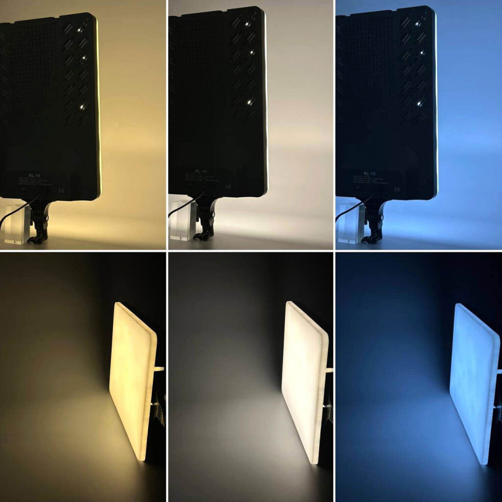 Прямоугольная LED лампа Ring Light RL-24, Черный - № 6 Прямоугольная LED лампа Ring Light RL-24, Черный - № 6