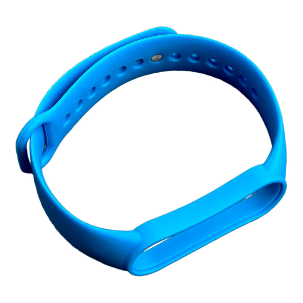 Ремешок Xiaomi Mi Band 5 / Mi Band 6, Silicone Band, Синий - № 1 Ремешок Xiaomi Mi Band 5 / Mi Band 6, Silicone Band, Синий - № 1