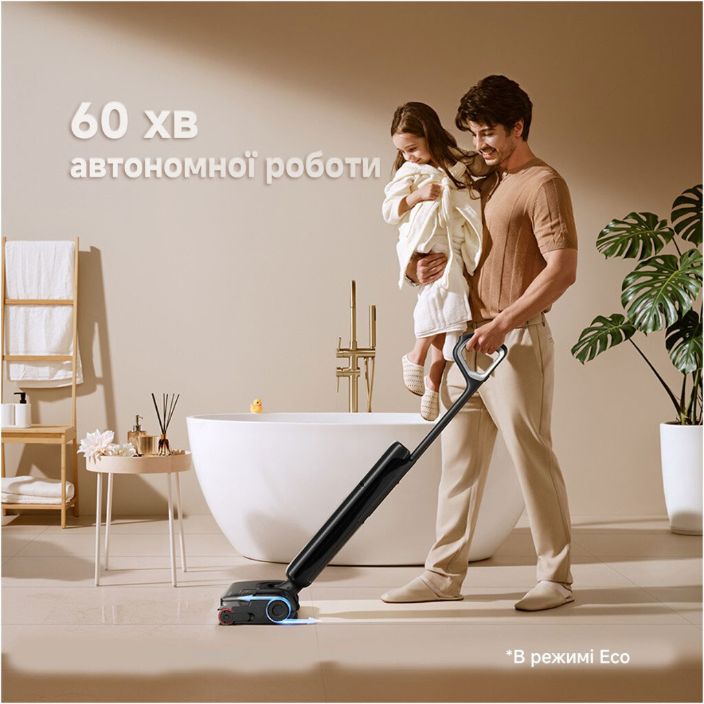 Аккумуляторный моющий пылесос Dreame T14 PRO, Черный - № 7 Аккумуляторный моющий пылесос Dreame T14 PRO, Черный - № 7
