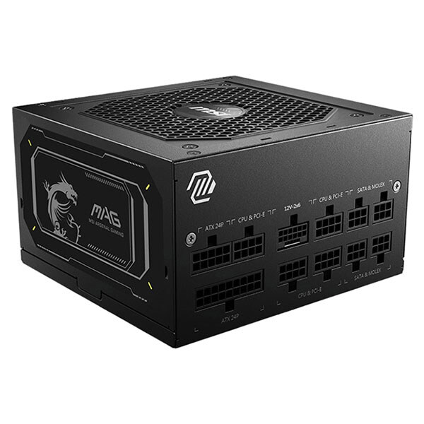 Блок питания для корпусов MSI MAG A850GL PCIE5 II, Черный - № 1 Блок питания для корпусов MSI MAG A850GL PCIE5 II, Черный - № 1