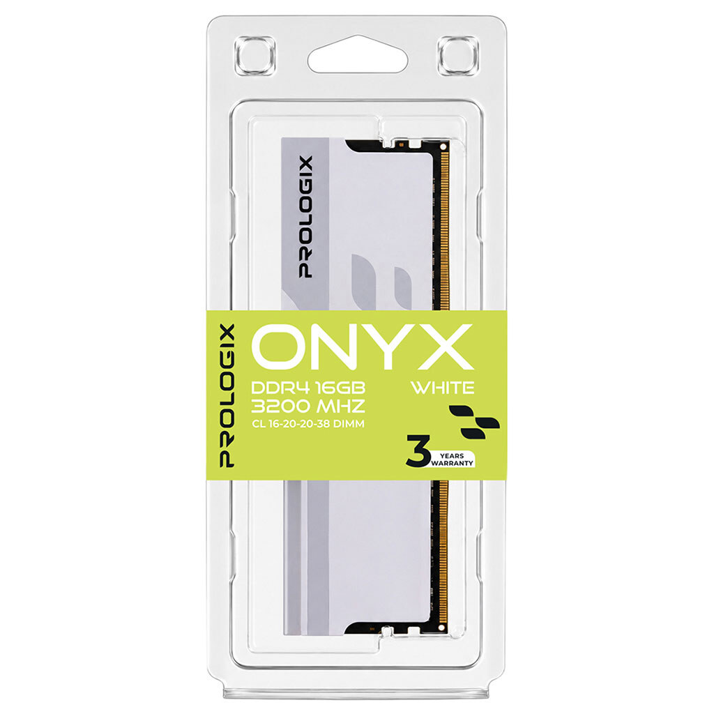 Модуль пам'яті Prologix Onyx PRO16GB3200YW4, 16 Гб., Білий - № 5 Модуль пам'яті Prologix Onyx PRO16GB3200YW4, 16 Гб., Білий - № 5
