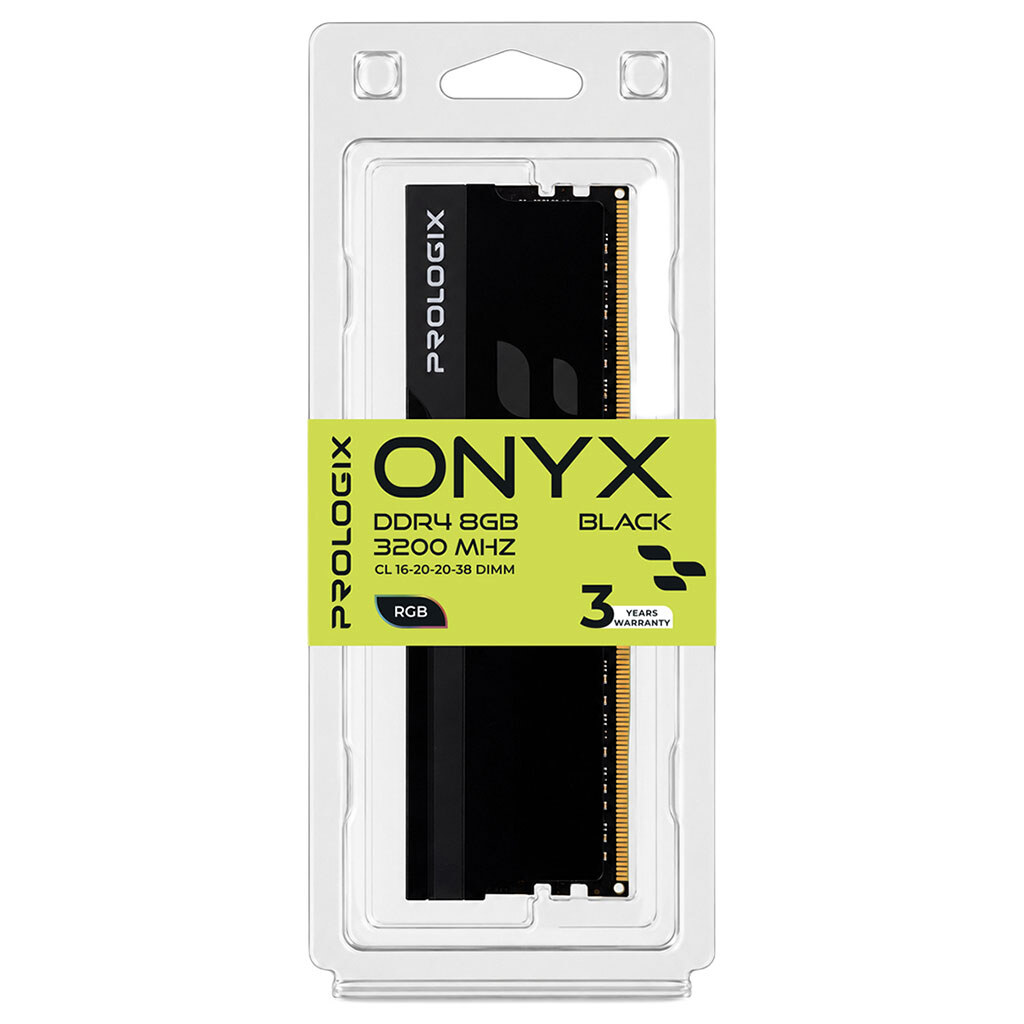 Модуль пам'яті Prologix Onyx PRO8GB3200YBR4, 8 Гб., Чорний - № 4 Модуль пам'яті Prologix Onyx PRO8GB3200YBR4, 8 Гб., Чорний - № 4