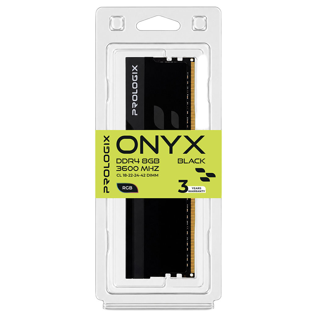 Модуль памяти Prologix Onyx PRO8GB3600YB4, 8 Гб., Черный - № 4 Модуль памяти Prologix Onyx PRO8GB3600YB4, 8 Гб., Черный - № 4