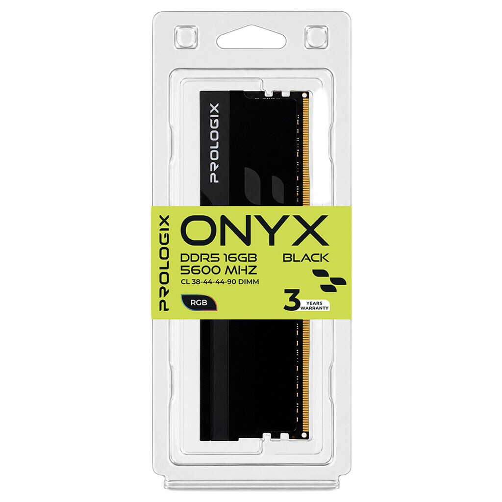 Модуль пам'яті Prologix Onyx PRO16GB5600YBR5, 16 Гб., Чорний - № 4 Модуль пам'яті Prologix Onyx PRO16GB5600YBR5, 16 Гб., Чорний - № 4