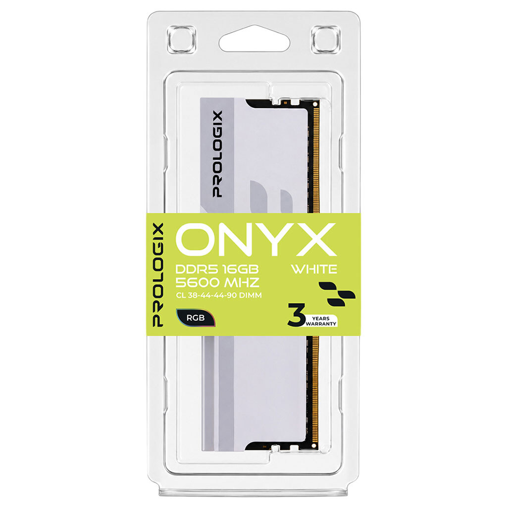 Модуль пам'яті Prologix Onyx PRO16GB5600YWR5, 16 Гб., Білий - № 4 Модуль пам'яті Prologix Onyx PRO16GB5600YWR5, 16 Гб., Білий - № 4