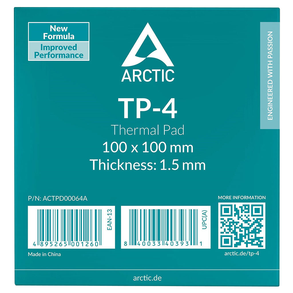 Термопрокладка Arctic TP-4, Сірий - № 3 Термопрокладка Arctic TP-4, Сірий - № 3