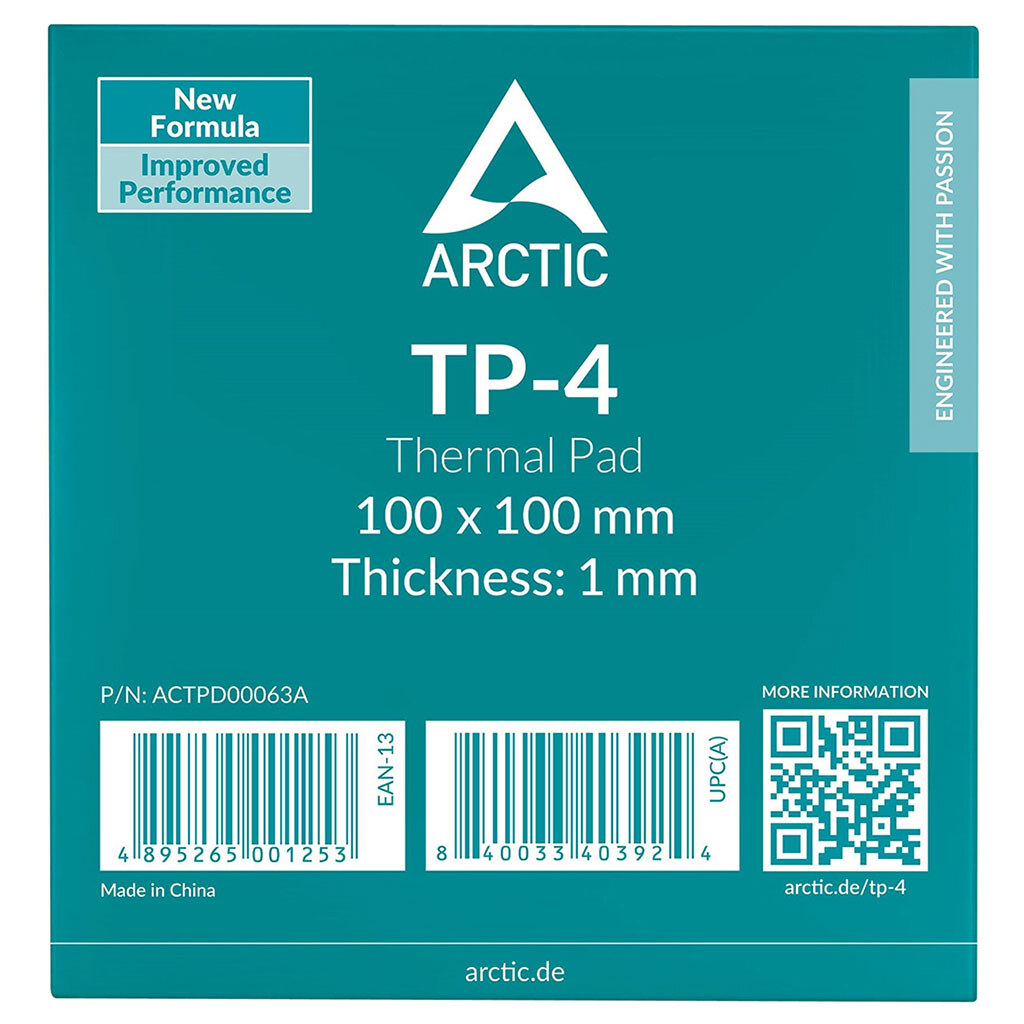 Термопрокладка Arctic TP-4, Серый - № 3 Термопрокладка Arctic TP-4, Серый - № 3