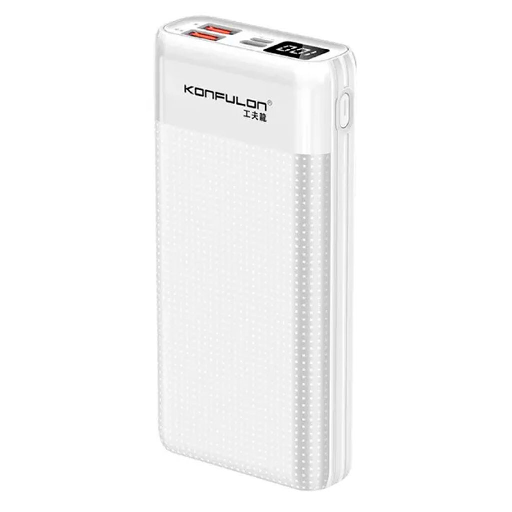 Портативна батарея (Power Bank) Konfulon A30Q, 20000 mAh, Білий - № 1 Портативна батарея (Power Bank) Konfulon A30Q, 20000 mAh, Білий - № 1