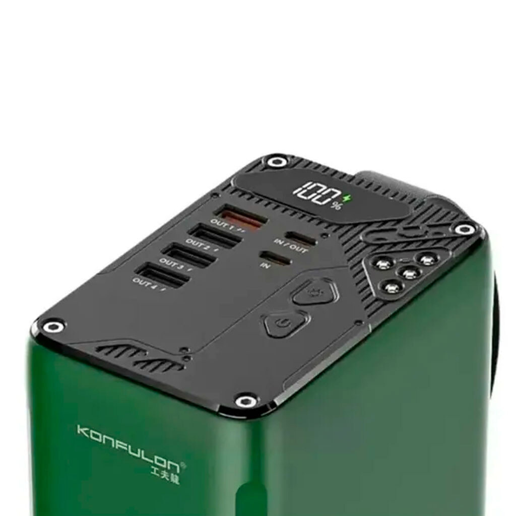 Портативна батарея (Power Bank) Konfulon A49Q, 80000 mAh, Зелений - № 2 Портативна батарея (Power Bank) Konfulon A49Q, 80000 mAh, Зелений - № 2
