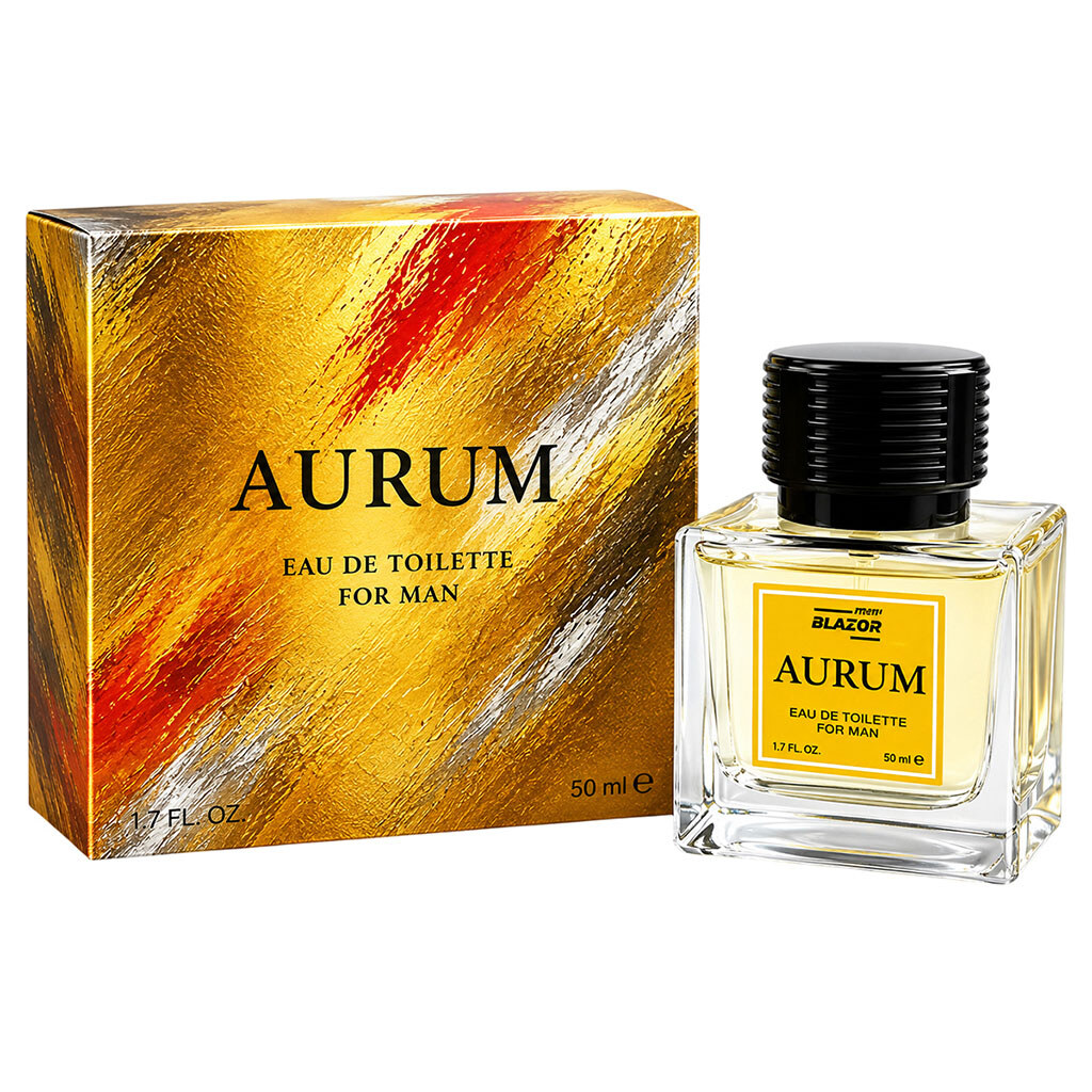 Вода туалетна чоловіча BLAZOR Aurum, 50 мл - № 1 Вода туалетна чоловіча BLAZOR Aurum, 50 мл - № 1