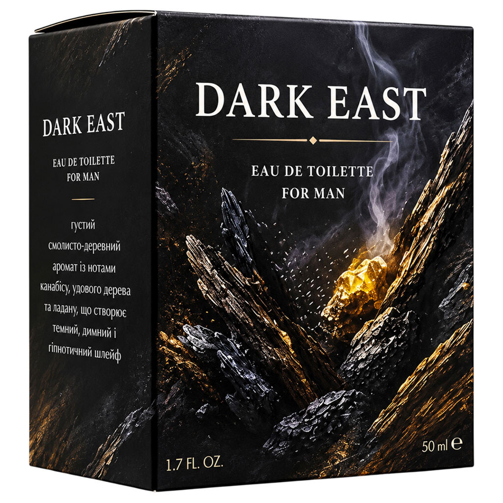 Вода туалетна чоловіча BLAZOR Dark East, 50 мл - № 2 Вода туалетна чоловіча BLAZOR Dark East, 50 мл - № 2