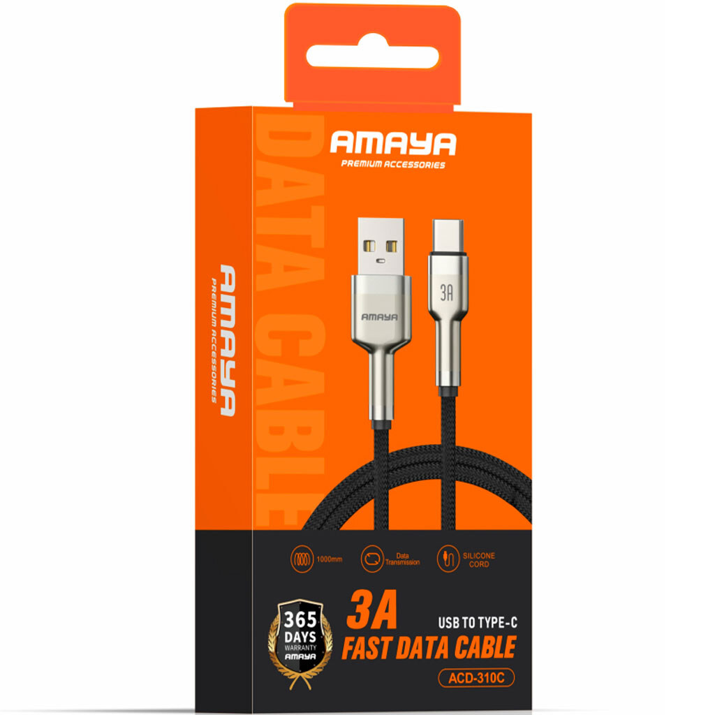 USB кабель Amaya 310C, Type-C, 1.0 м., Коричневый - № 2 USB кабель Amaya 310C, Type-C, 1.0 м., Коричневый - № 2