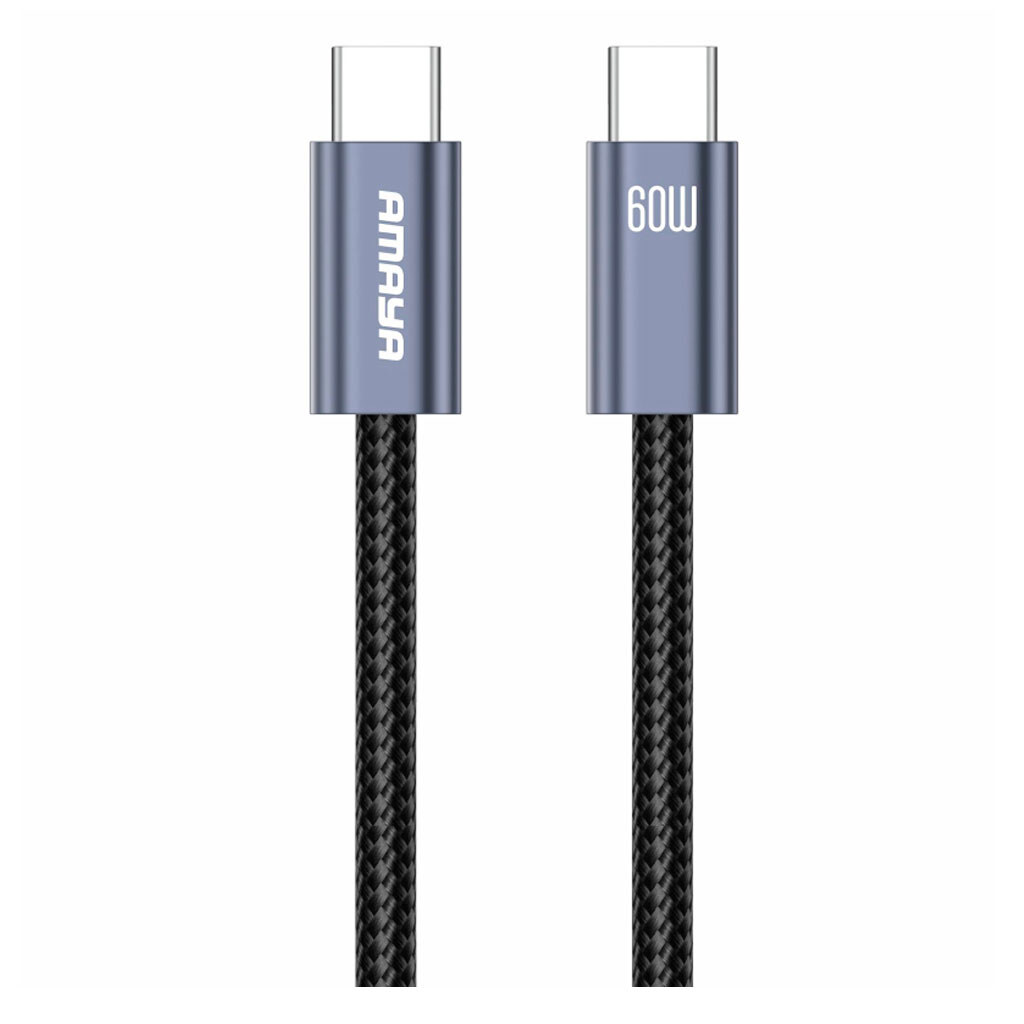 USB кабель Amaya 61CC, Type-C, 1.0 м., Серый - № 1 USB кабель Amaya 61CC, Type-C, 1.0 м., Серый - № 1