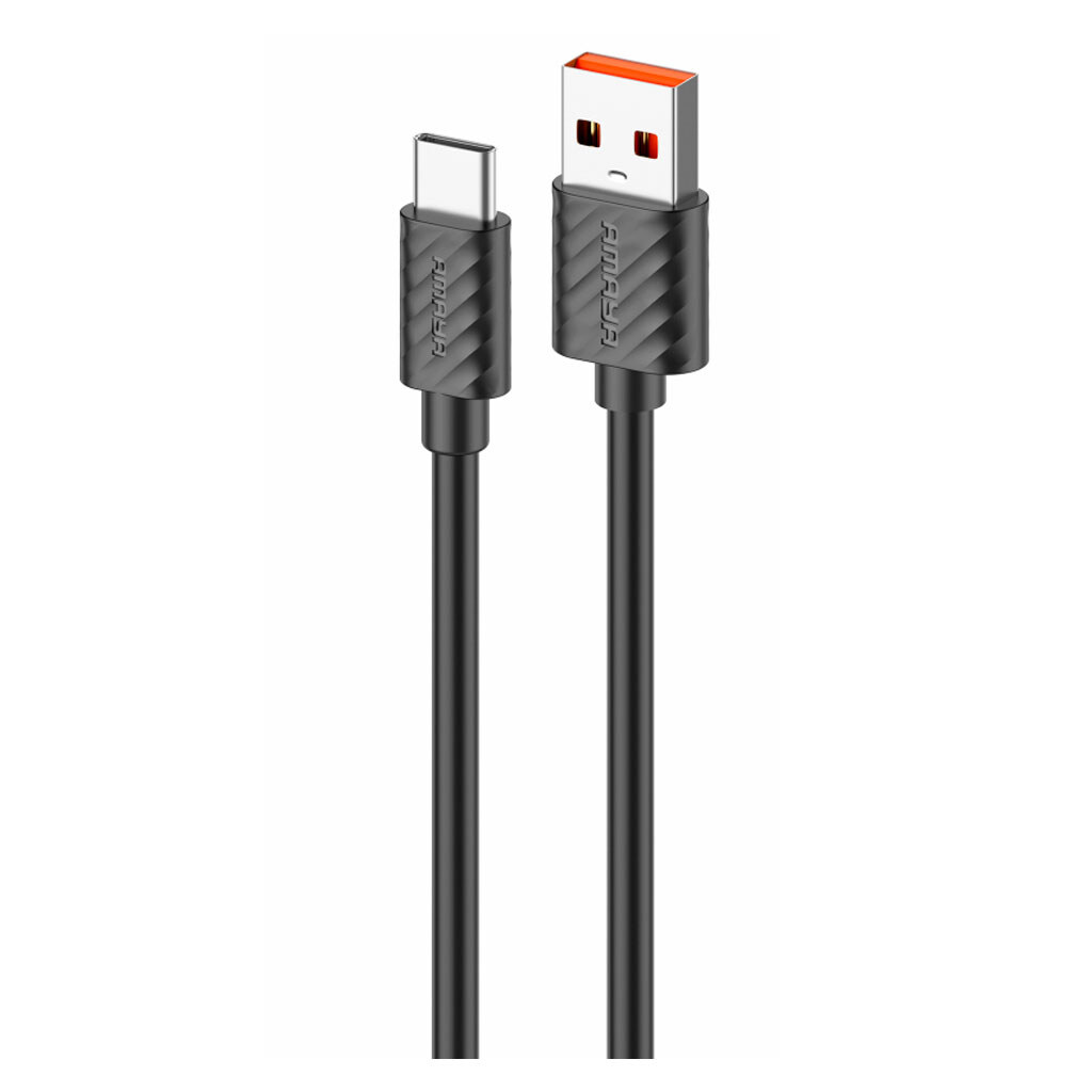 USB кабель Amaya C77, Type-C, 1.0 м., Чорний - № 1 USB кабель Amaya C77, Type-C, 1.0 м., Чорний - № 1