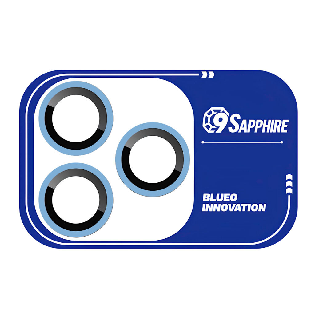Захисне скло камери Apple iPhone 18 Pro / iPhone 18 Pro Max, Blueo Sapphire, Блакитний - № 1 Захисне скло камери Apple iPhone 18 Pro / iPhone 18 Pro Max, Blueo Sapphire, Блакитний - № 1