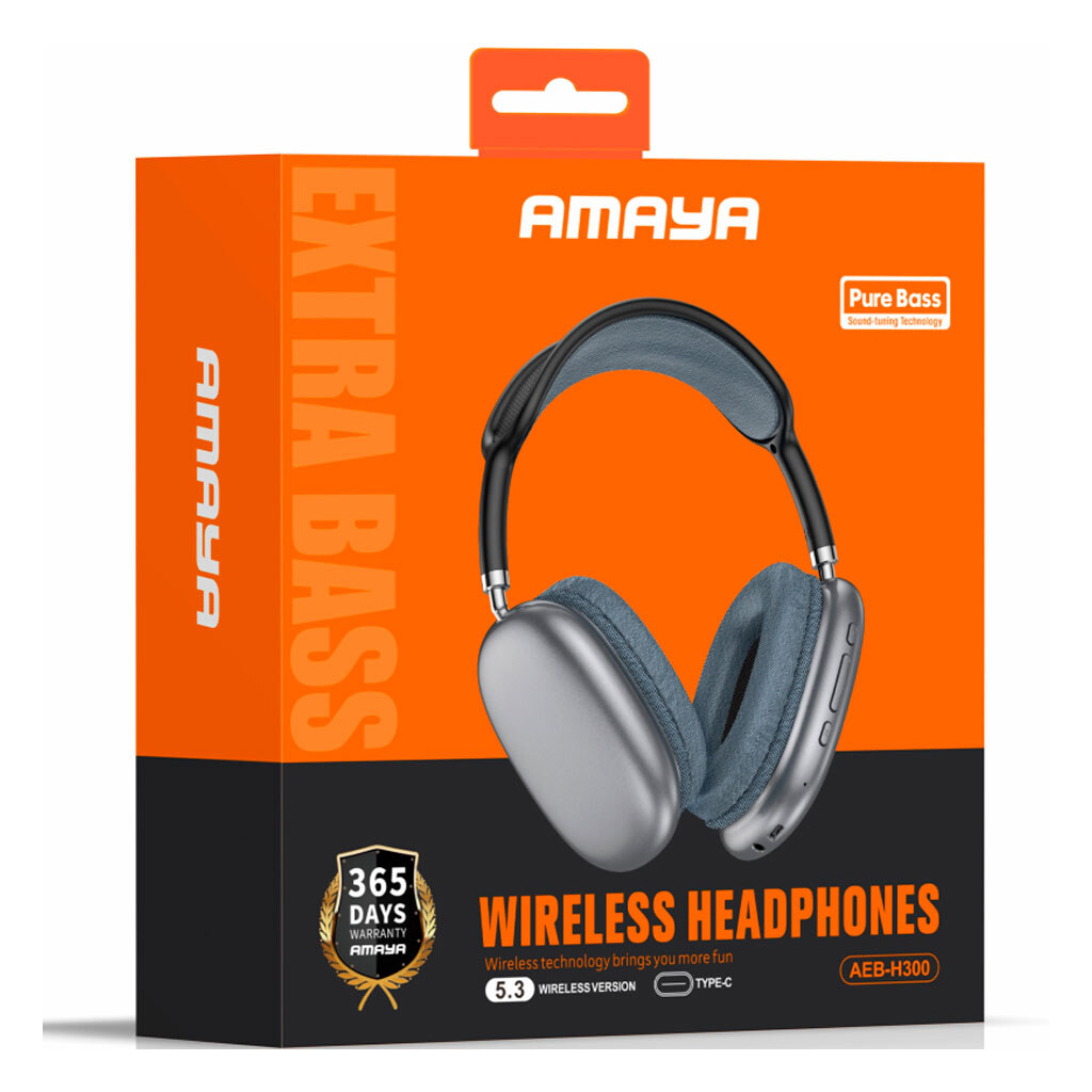 Bluetooth-гарнітура Amaya H300, Стерео, Чорний - № 2 Bluetooth-гарнітура Amaya H300, Стерео, Чорний - № 2