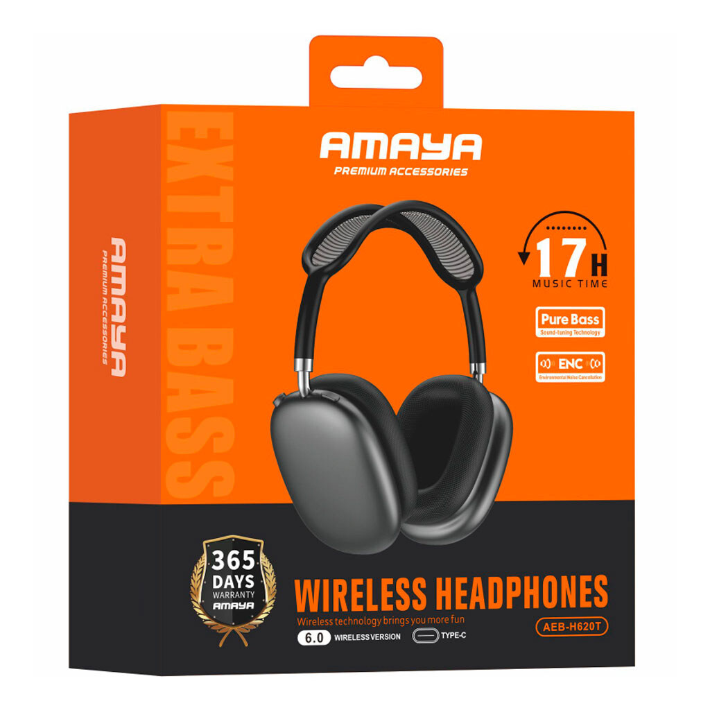 Bluetooth-гарнітура Amaya H620T, Стерео, Чорний - № 2 Bluetooth-гарнітура Amaya H620T, Стерео, Чорний - № 2