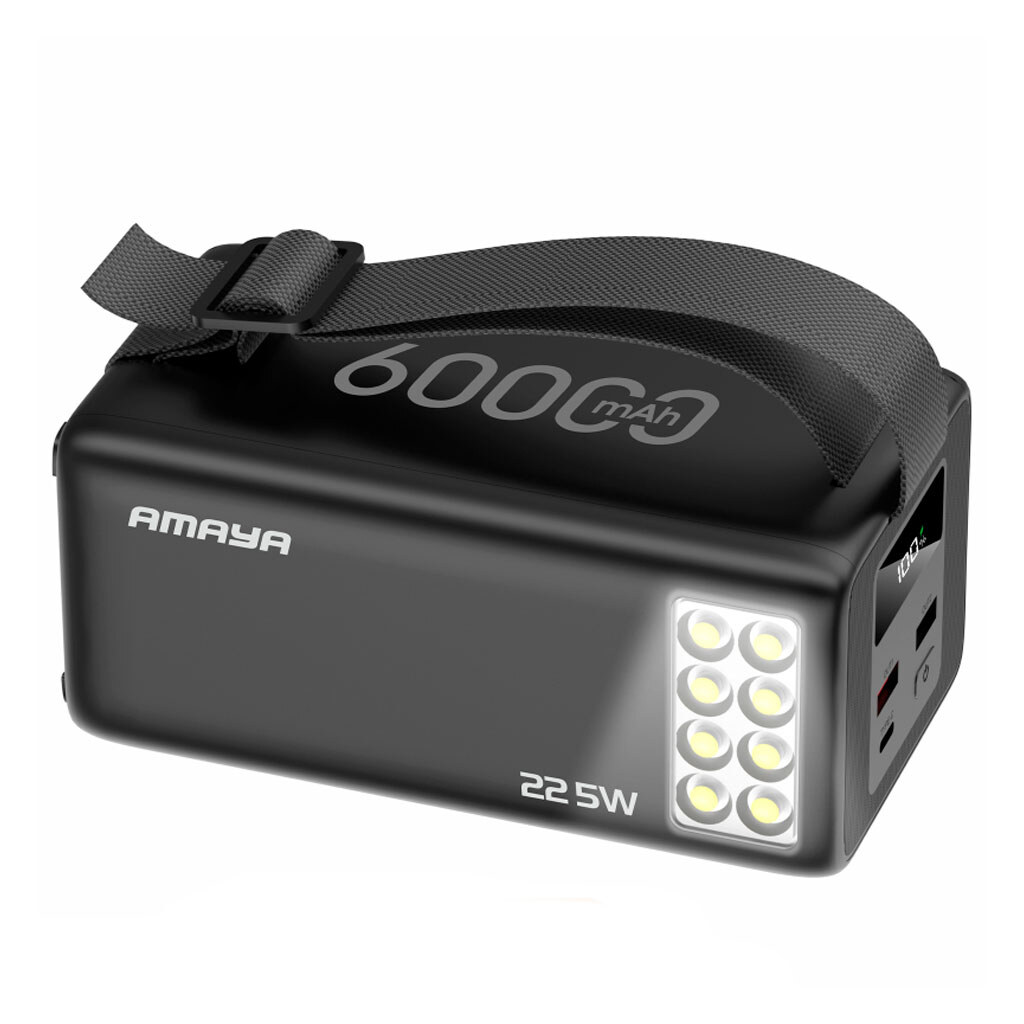 Портативная батарея (Power Bank) Amaya F600L, 60000 mAh, Черный - № 1 Портативная батарея (Power Bank) Amaya F600L, 60000 mAh, Черный - № 1