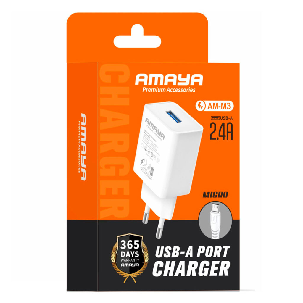 СЗУ Amaya C3, Type-C, З кабелем, Білий - № 2 СЗУ Amaya C3, Type-C, З кабелем, Білий - № 2
