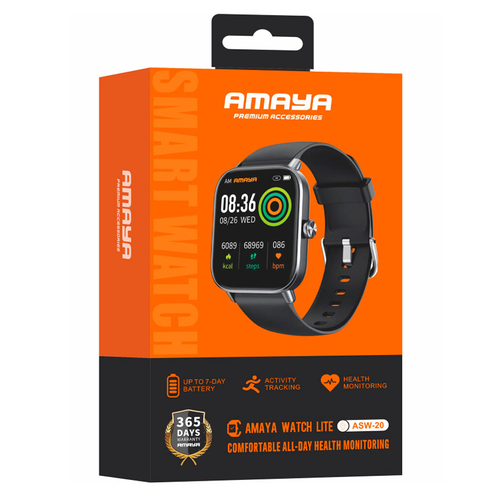 Умные часы Amaya ASW-20, Черный - № 2 Умные часы Amaya ASW-20, Черный - № 2
