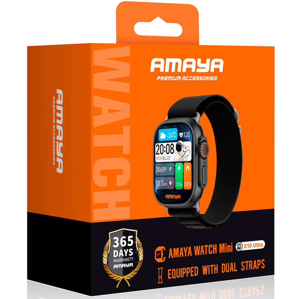 Умные часы Amaya X10 Ultra, Черный - № 2 Умные часы Amaya X10 Ultra, Черный - № 2